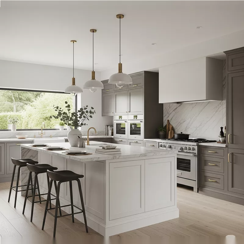 Dapur Minimalis Modern dengan Gaya Modern Tradisional Dapur Minimalis Modern dengan Gaya Modern Tradisional