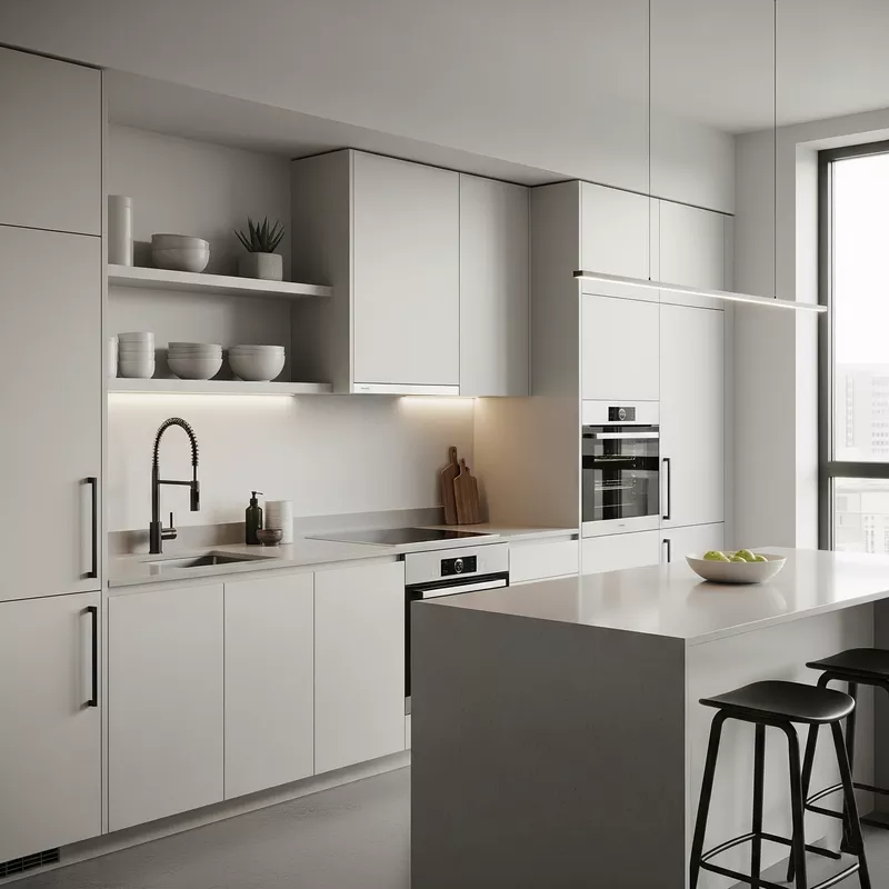 Dapur Minimalis Modern di Apartemen Dapur Minimalis Modern di Apartemen