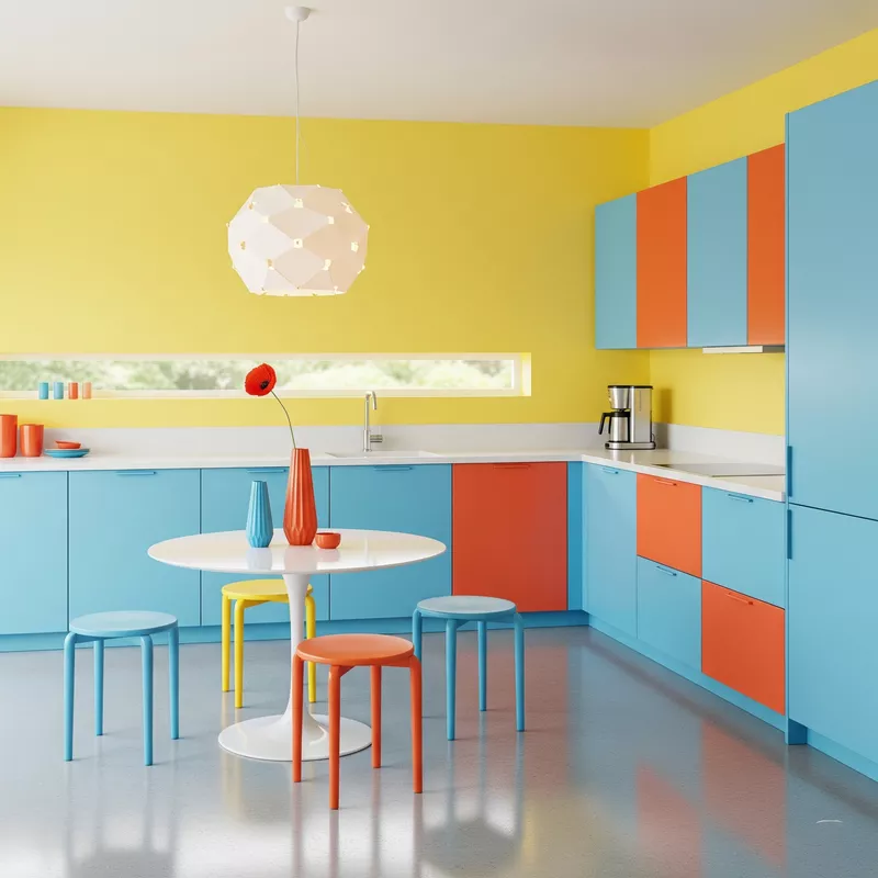 Dapur Minimalis Warna-Warni: Ceria dan Penuh Energi Dapur Minimalis Warna-Warni: Ceria dan Penuh Energi