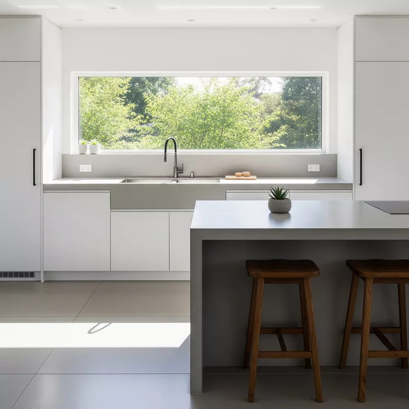 Dapur Minimalis dengan Pencahayaan Alami Dapur Minimalis dengan Pencahayaan Alami