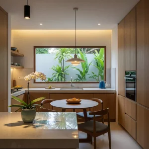 Dapur minimalis dan feng shui di Denpasar