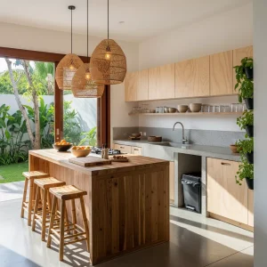 Dapur minimalis ramah lingkungan di Bali