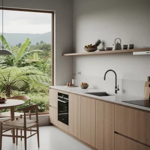 Dapur minimalis untuk fokus di Malang