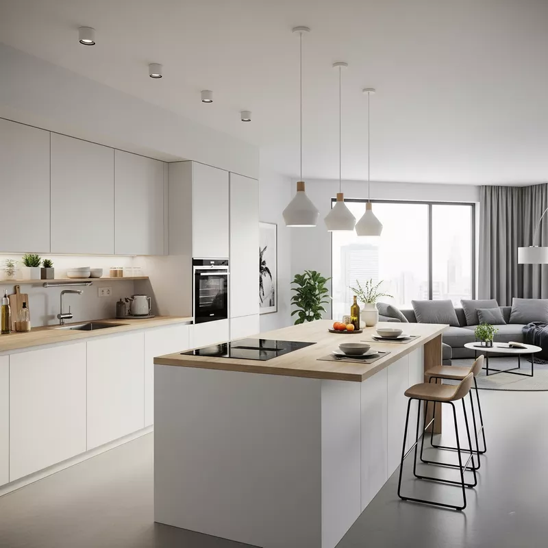 Dapur minimalis untuk milenial dengan open plan Dapur minimalis untuk milenial dengan open plan
