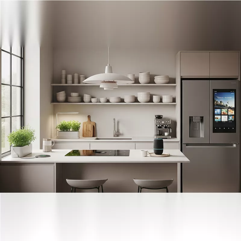Dapur minimalis untuk milenial dengan smart appliances Dapur minimalis untuk milenial dengan smart appliances