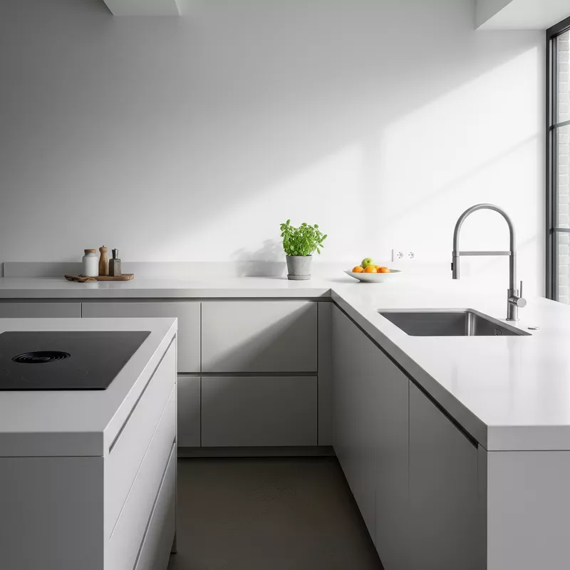 Dapur minimalis yang bersih dan rapi Dapur minimalis yang bersih dan rapi