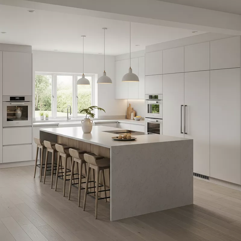 Desain Dapur Minimalis Modern untuk Keluarga Besar Desain Dapur Minimalis Modern untuk Keluarga Besar