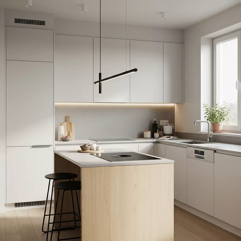 Desain Dapur Minimalis Modern untuk Keluarga Kecil Desain Dapur Minimalis Modern untuk Keluarga Kecil