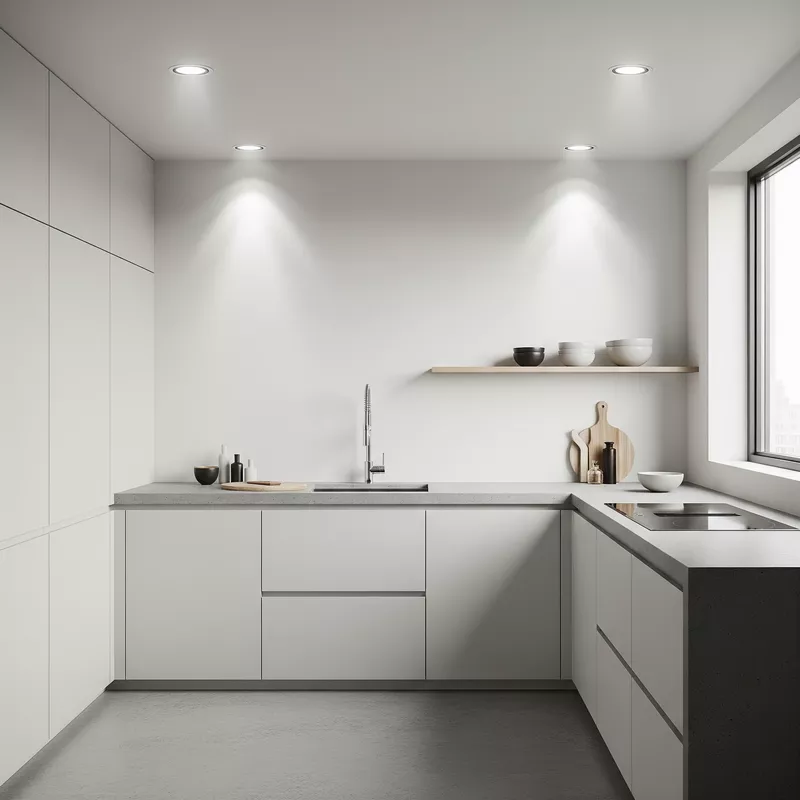 Lampu downlight LED cool white untuk dapur minimalis Lampu downlight LED cool white untuk dapur minimalis