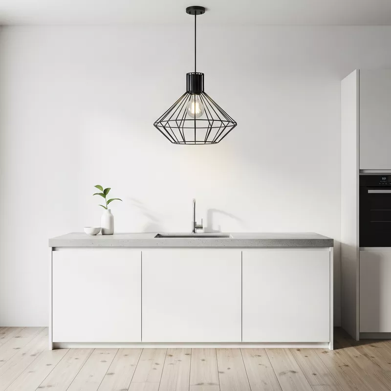 Lampu gantung cage untuk dapur minimalis Lampu gantung cage untuk dapur minimalis