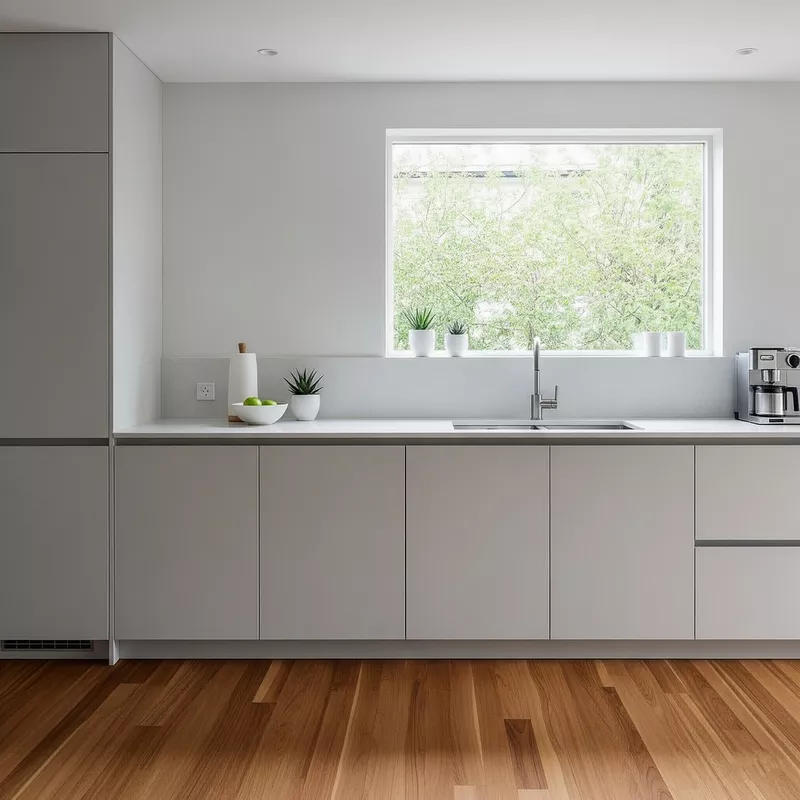 Lantai kayu jati untuk dapur minimalis Lantai kayu jati untuk dapur minimalis