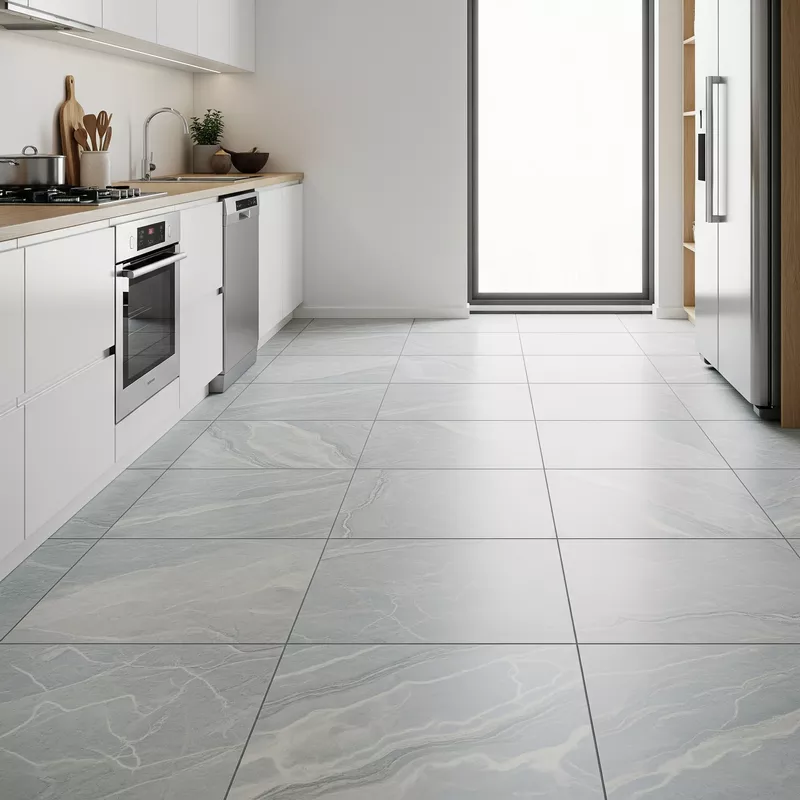 Lantai vinyl tile motif keramik untuk dapur minimalis Lantai vinyl tile motif keramik untuk dapur minimalis