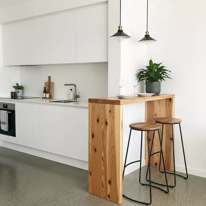 Mini Bar Dapur Kayu Natural Mini Bar Dapur Kayu Natural