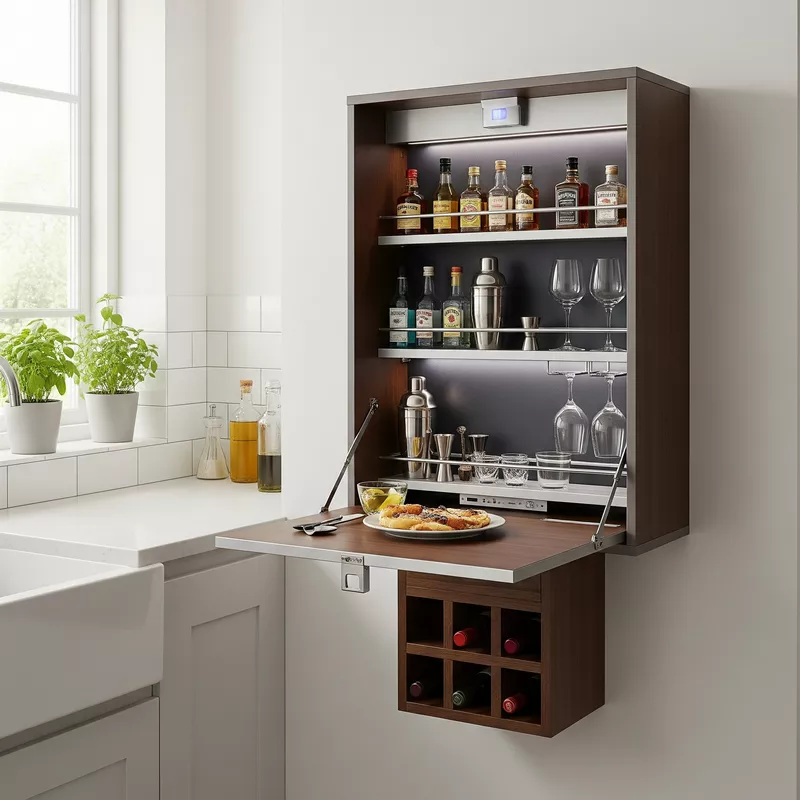 Mini Bar Dapur Tembok Hemat Ruang Mini Bar Dapur Tembok Hemat Ruang