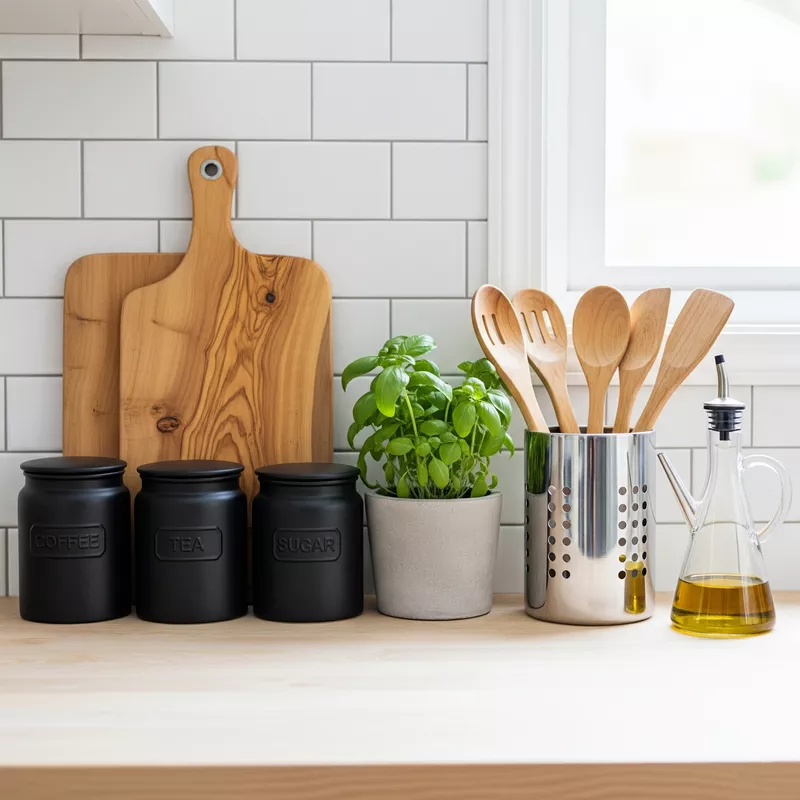 Aksesori dapur yang sederhana namun menarik-jasa interior splusa.id Aksesori dapur yang sederhana namun menarik-jasa interior splusa.id