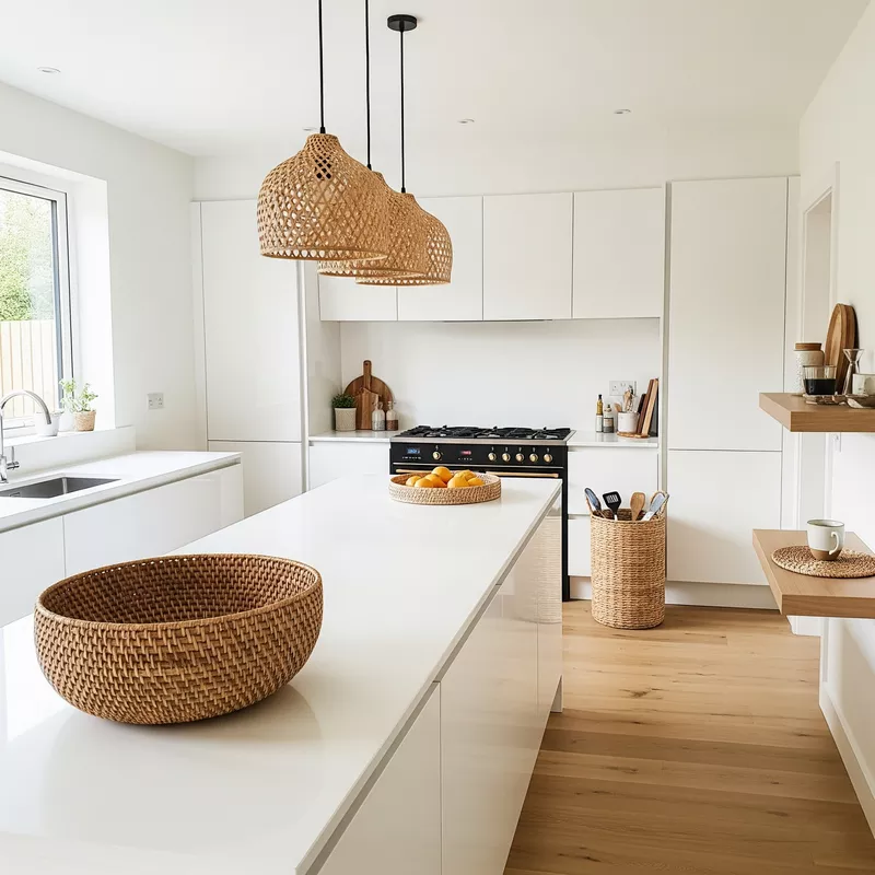 Aksesori rotan di dapur minimalis-jasa interior splusa.id Aksesori rotan di dapur minimalis-jasa interior splusa.id