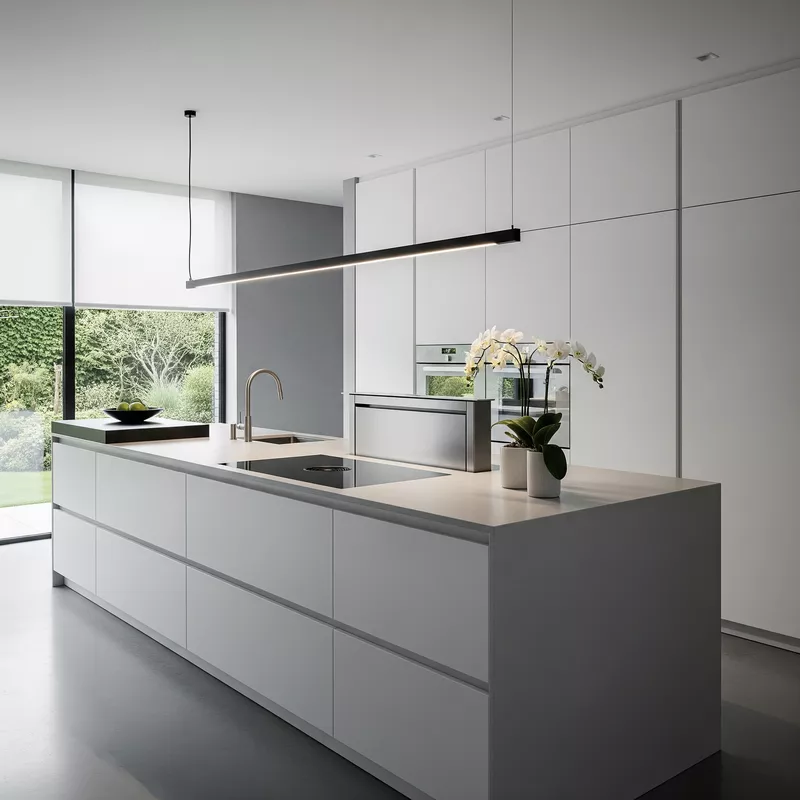 Dapur Minimalis Modern dengan Desain Elegan-jasa interior splusa.id Dapur Minimalis Modern dengan Desain Elegan-jasa interior splusa.id