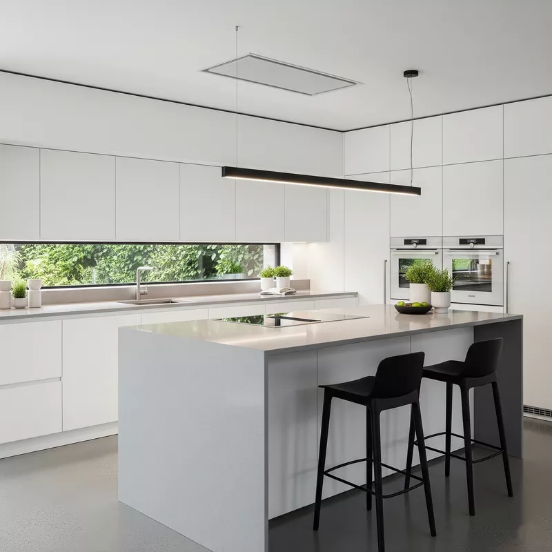 Dapur Modern dengan Elemen Minimalis-jasa interior splusa.id Dapur Modern dengan Elemen Minimalis-jasa interior splusa.id