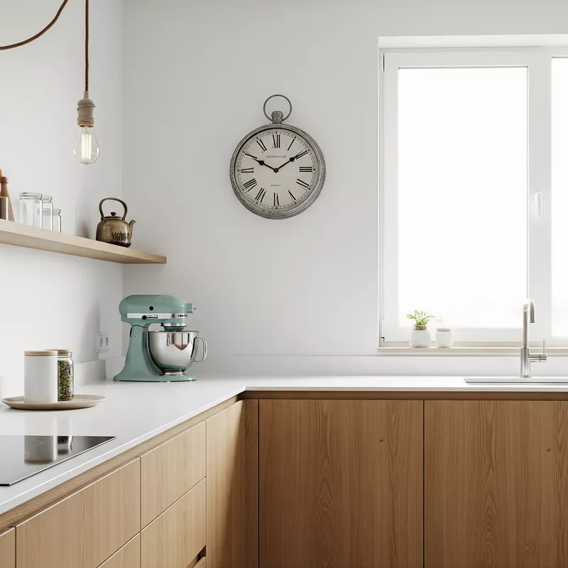 Dapur minimalis dengan elemen vintage-jasa interior splusa.id Dapur minimalis dengan elemen vintage-jasa interior splusa.id