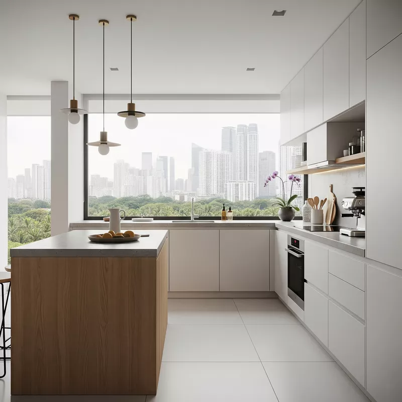 Dapur minimalis modern di Jakarta-jasa interior splusa.id Dapur minimalis modern di Jakarta-jasa interior splusa.id
