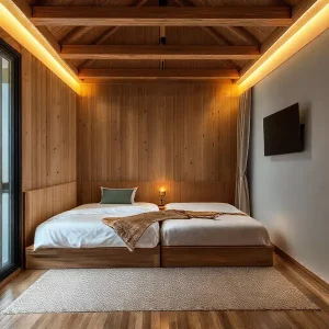Desain Interior Kamar Tidur Gaya Skandinavia di Palembang Desain Interior Kamar Tidur Gaya Skandinavia di Palembang