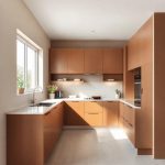 Kitchen Set Minimalis dengan Warna Coklat
