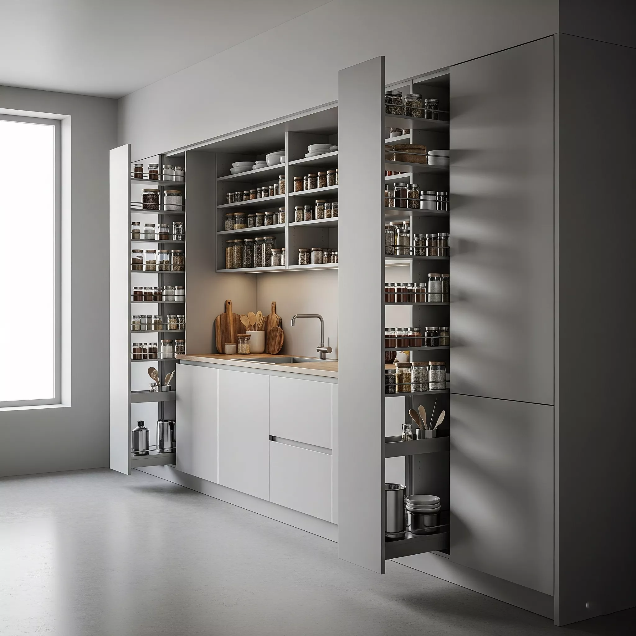 Optimasi ruang dapur minimalis dengan penyimpanan vertikal yang efisien-jasa interior splusa.id Optimasi ruang dapur minimalis dengan penyimpanan vertikal yang efisien-jasa interior splusa.id