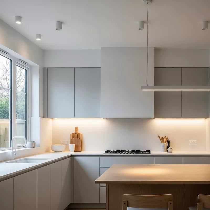 Pencahayaan yang efektif di dapur minimalis-jasa interior splusa.id Pencahayaan yang efektif di dapur minimalis-jasa interior splusa.id
