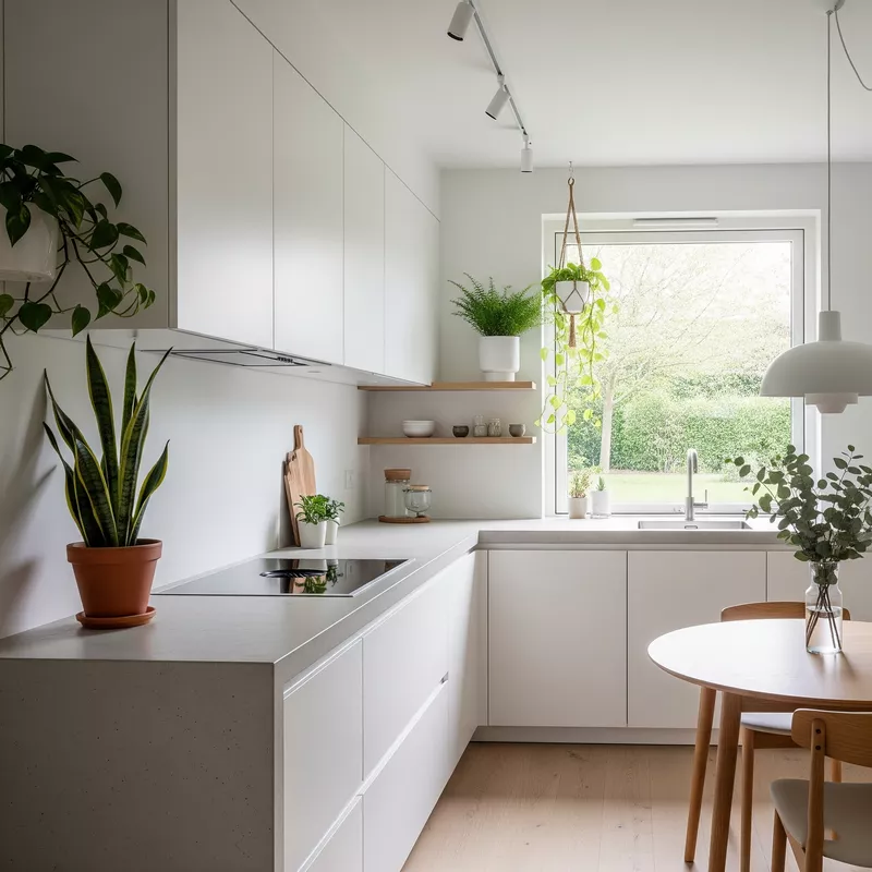 Penempatan tanaman hias di dapur minimalis-jasa interior splusa.id Penempatan tanaman hias di dapur minimalis-jasa interior splusa.id