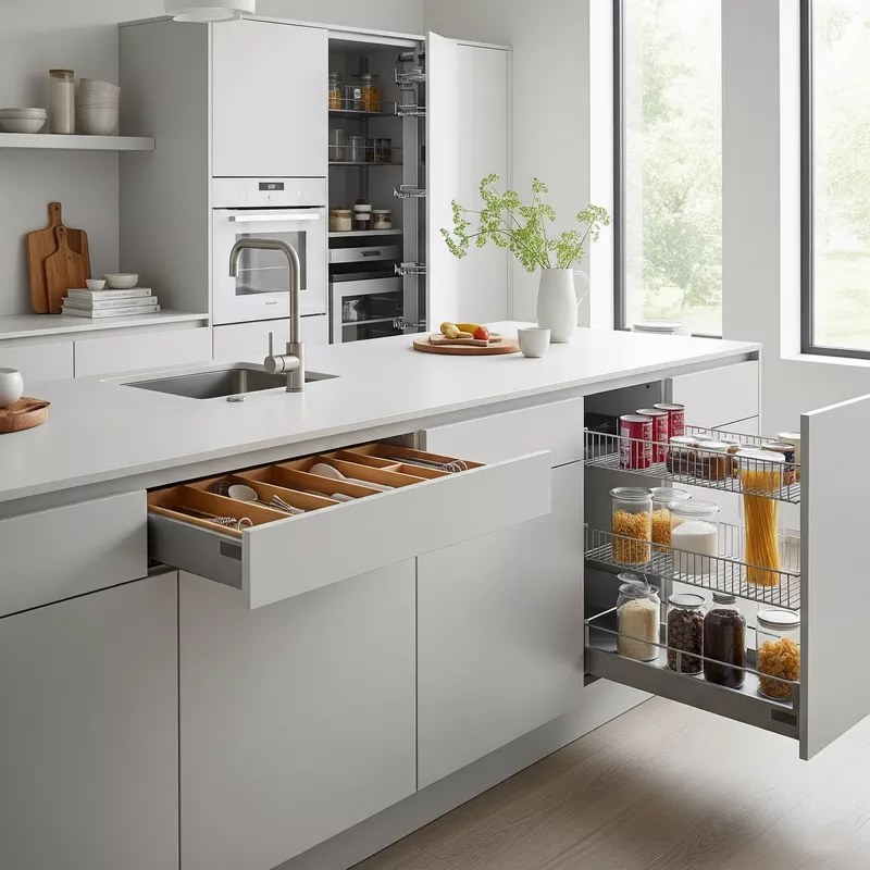 Penyimpanan rapi dalam dapur minimalis-jasa interior splusa.id Penyimpanan rapi dalam dapur minimalis-jasa interior splusa.id